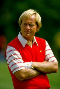 1986:  Portrait of Jack Nicklaus of the USA during the US Masters at the Augusta National Golf Club in Georgia, USA. Nicklaus won the event with a score of 279.  Mandatory Credit: David  Cannon/Allsport